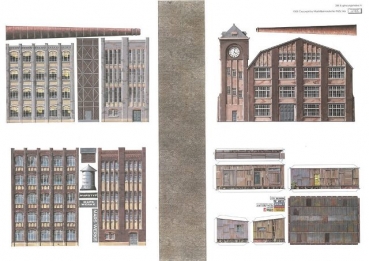 Z Hintergrund 4 Industriegebäude & Straße