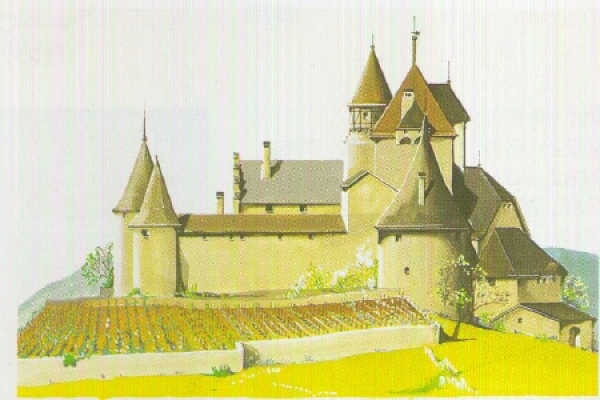 Zwei Motive Wasserturm Bastelbogen / Schloßburg